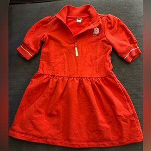 Janie and Jack “B Mine” Quarter Zip Dress